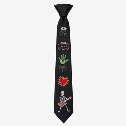 Ojos del Corazón Necktie