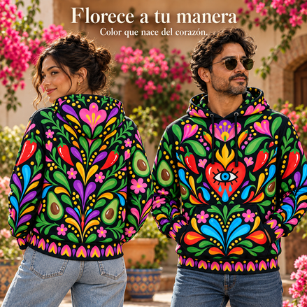 Donde el Corazón Siempre Florece Hoodie
