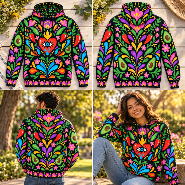 Donde el Corazón Siempre Florece Hoodie