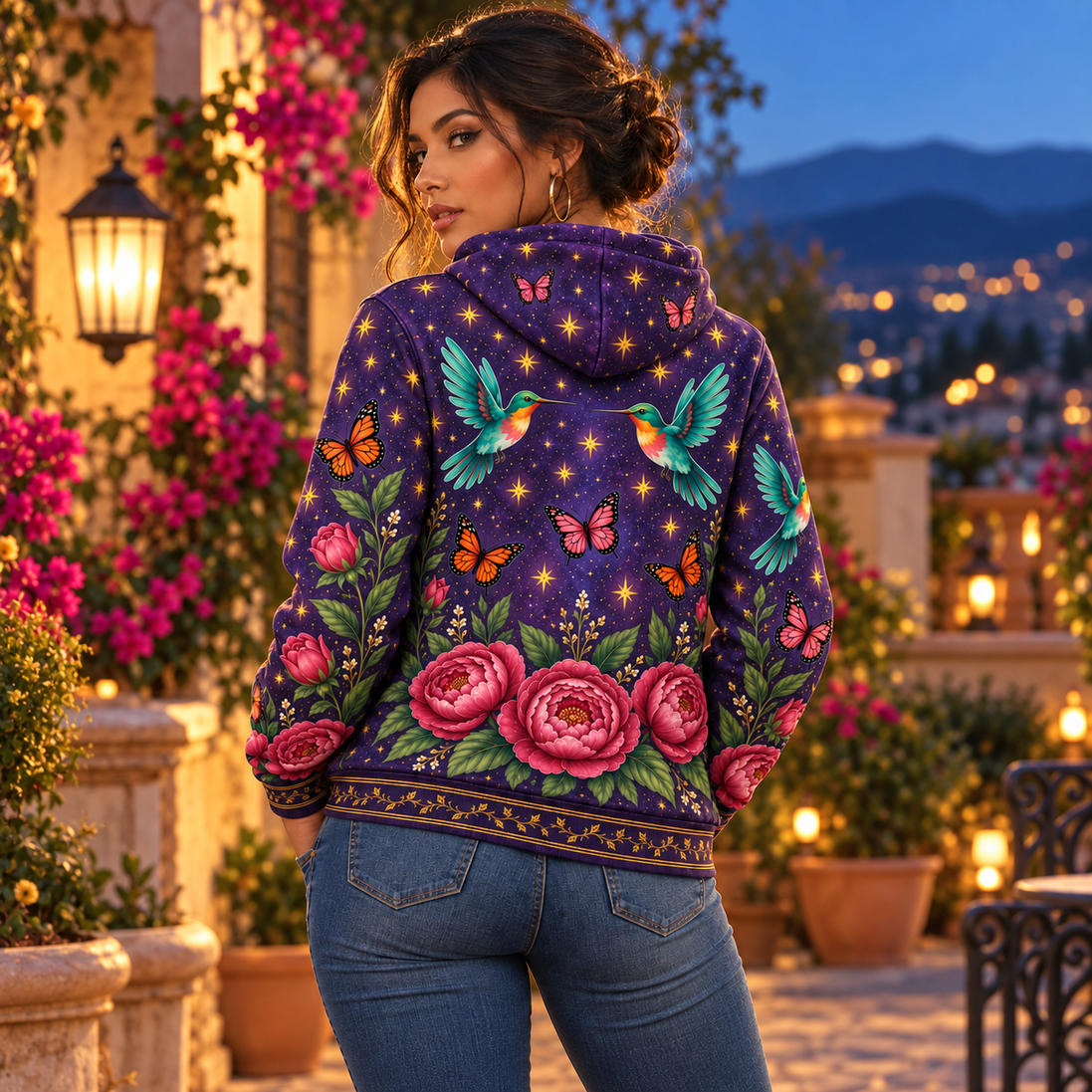 Guadalupe – Celestial Bloom Hoodie