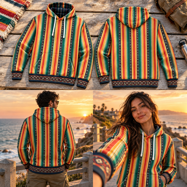 Hilos de Color, Historias de Vida Hoodie
