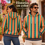 Hilos de Color, Historias de Vida Hoodie