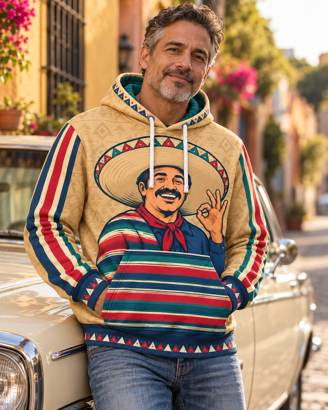 La Alegría Florece en una Sonrisa Hoodie
