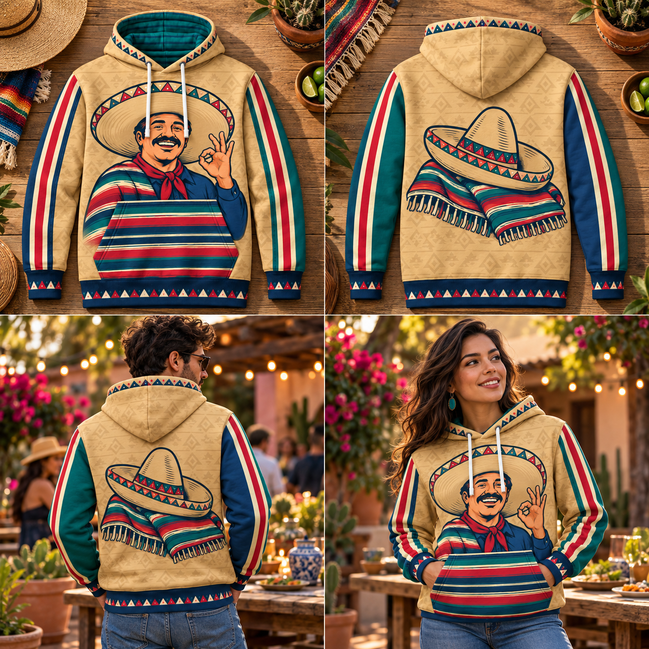 La Alegría Florece en una Sonrisa Hoodie