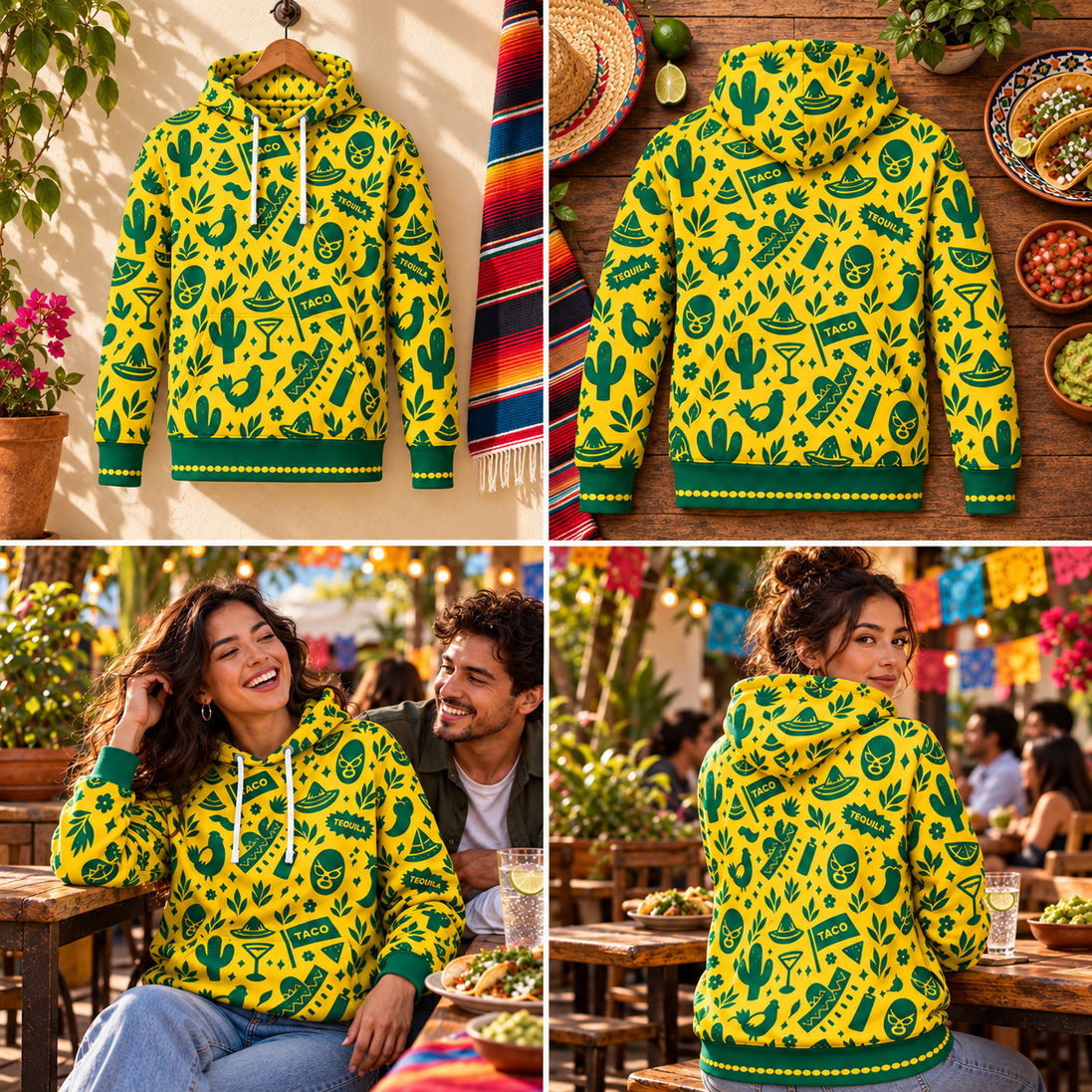 Sabores y Colores de la Fiesta Hoodie