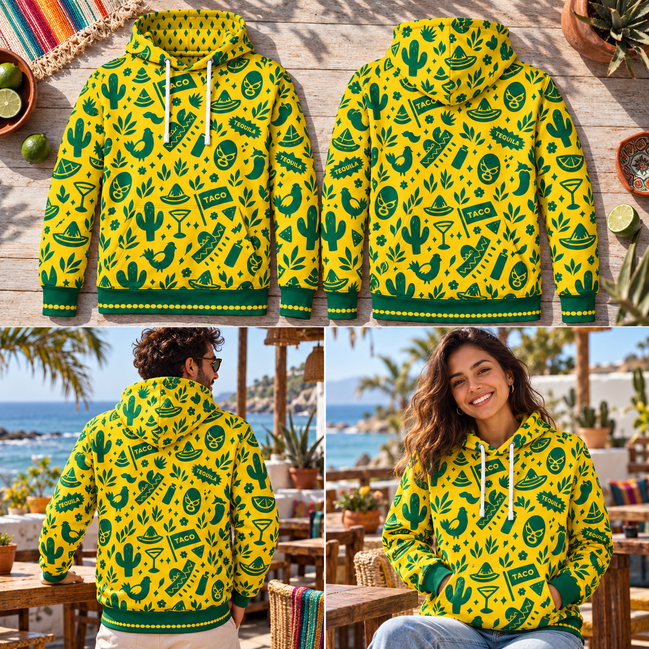 Sabores y Colores de la Fiesta Hoodie