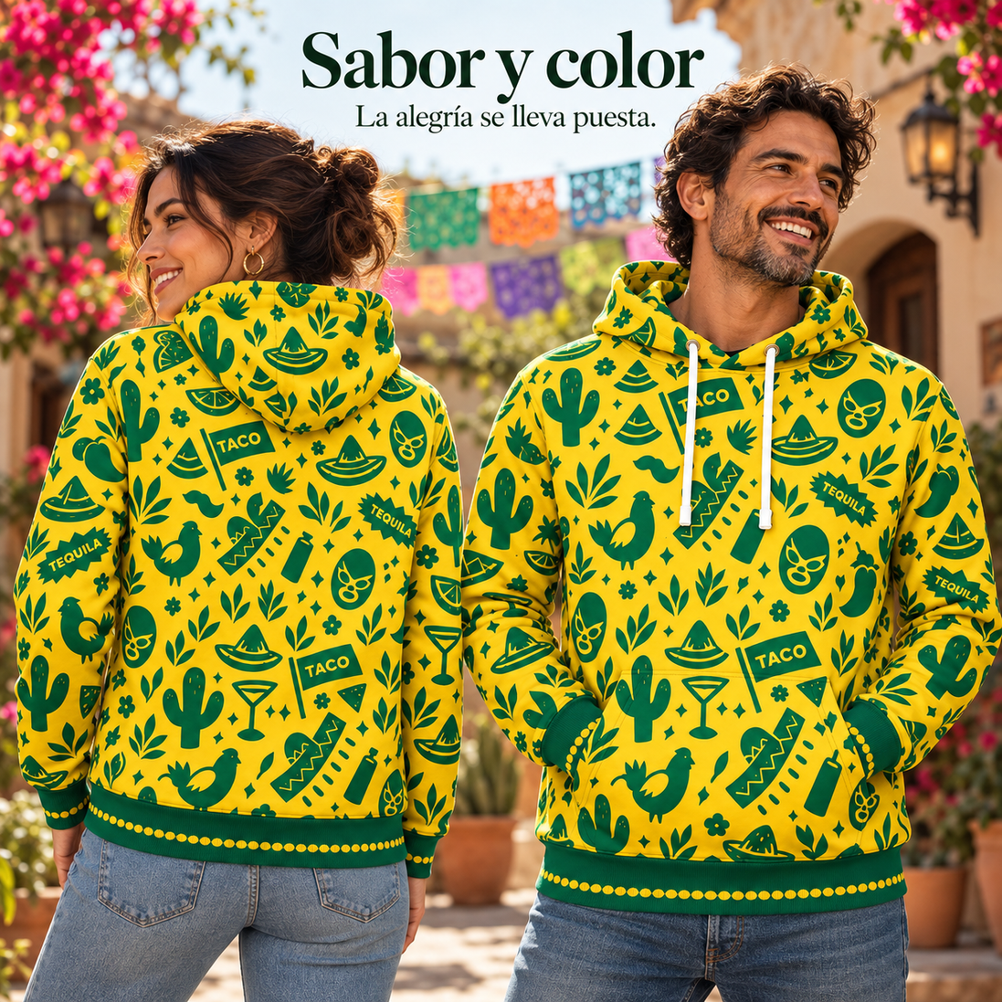 Sabores y Colores de la Fiesta Hoodie