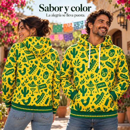 Sabores y Colores de la Fiesta Hoodie