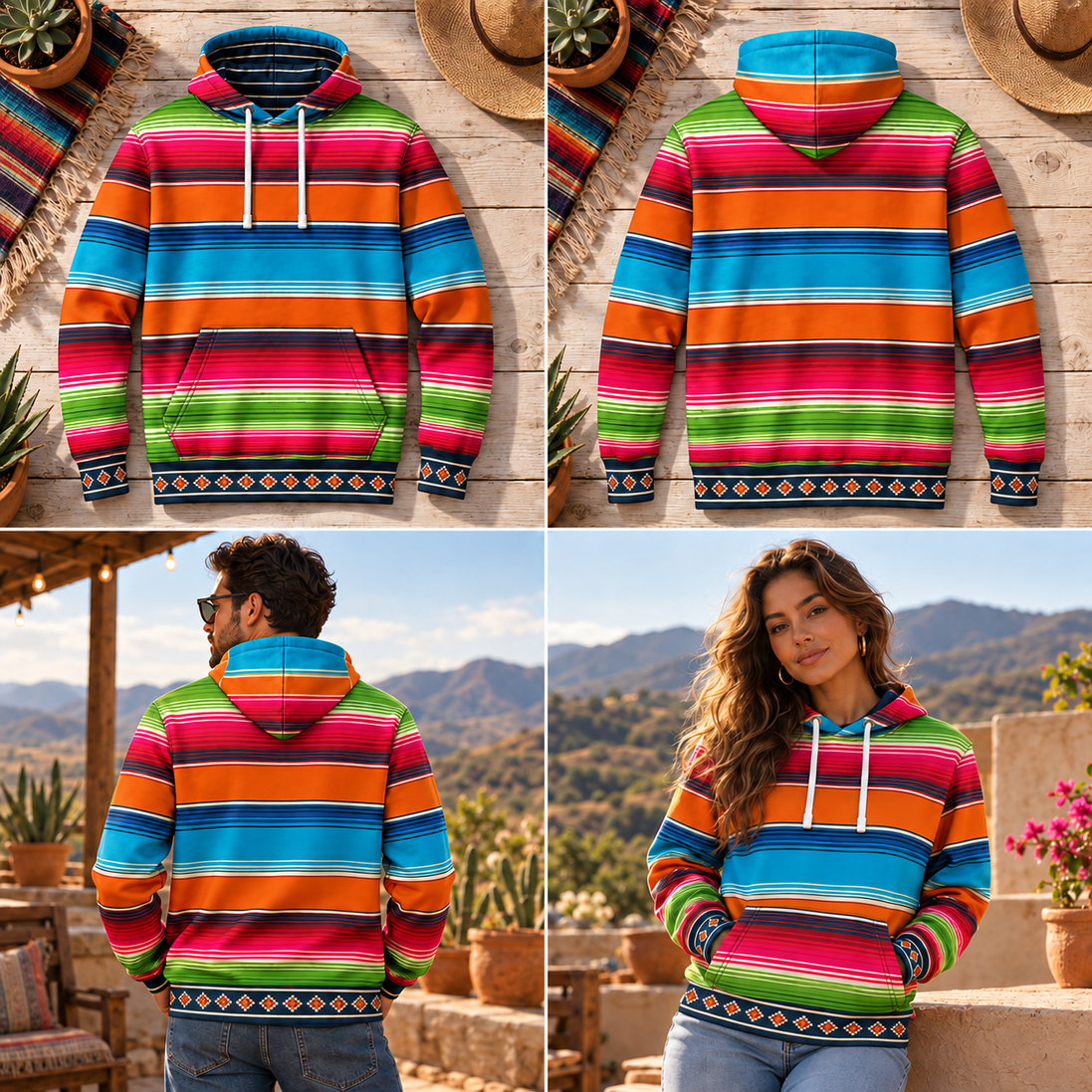 Un Horizonte de Mil Colores Hoodie
