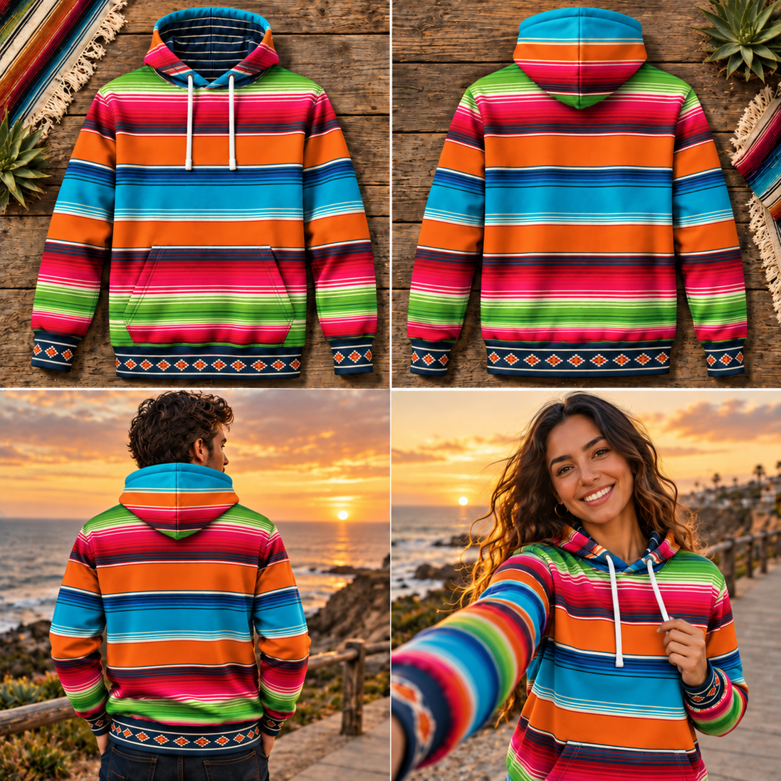 Un Horizonte de Mil Colores Hoodie