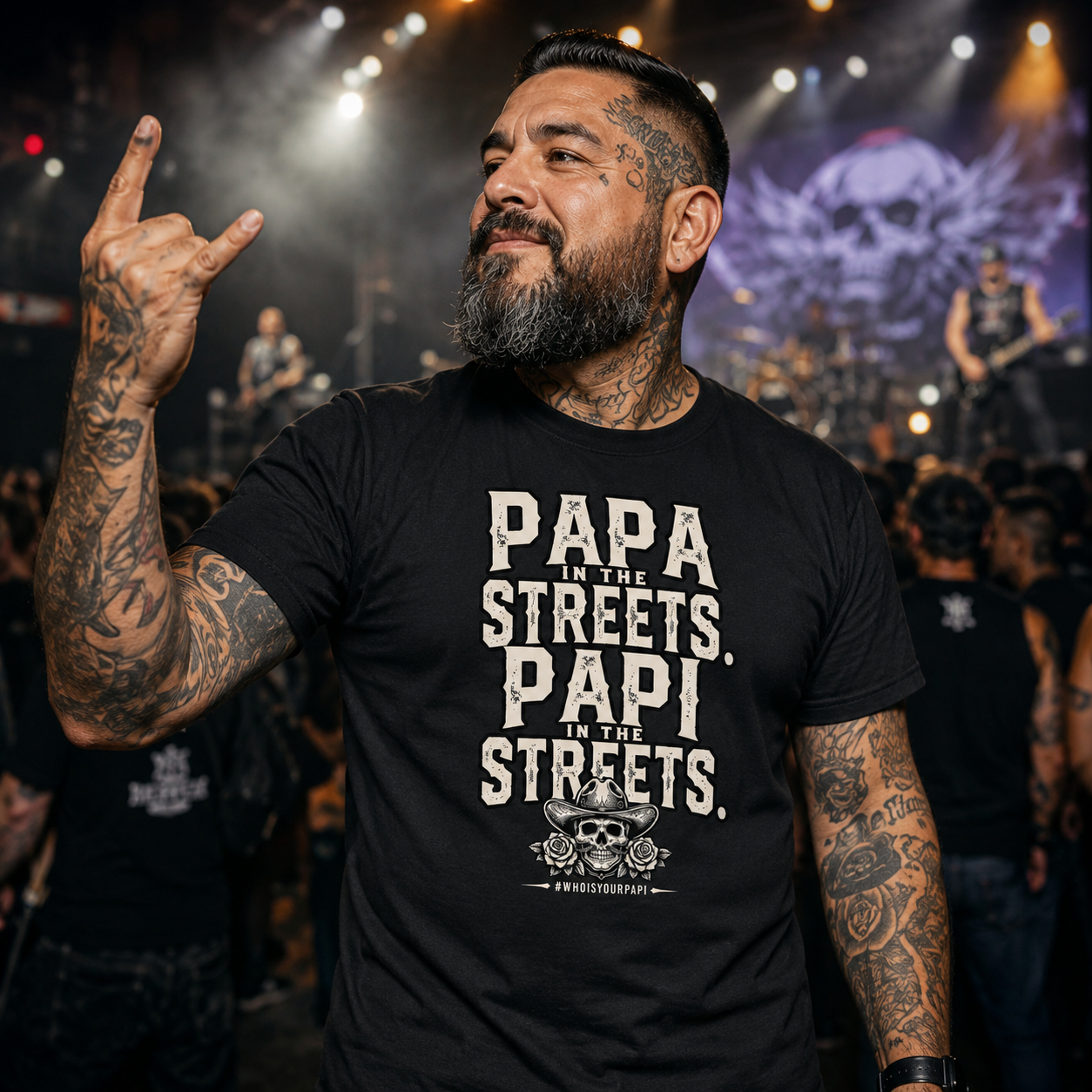 Papá In The Streets Papi In The Sheets T Shirt