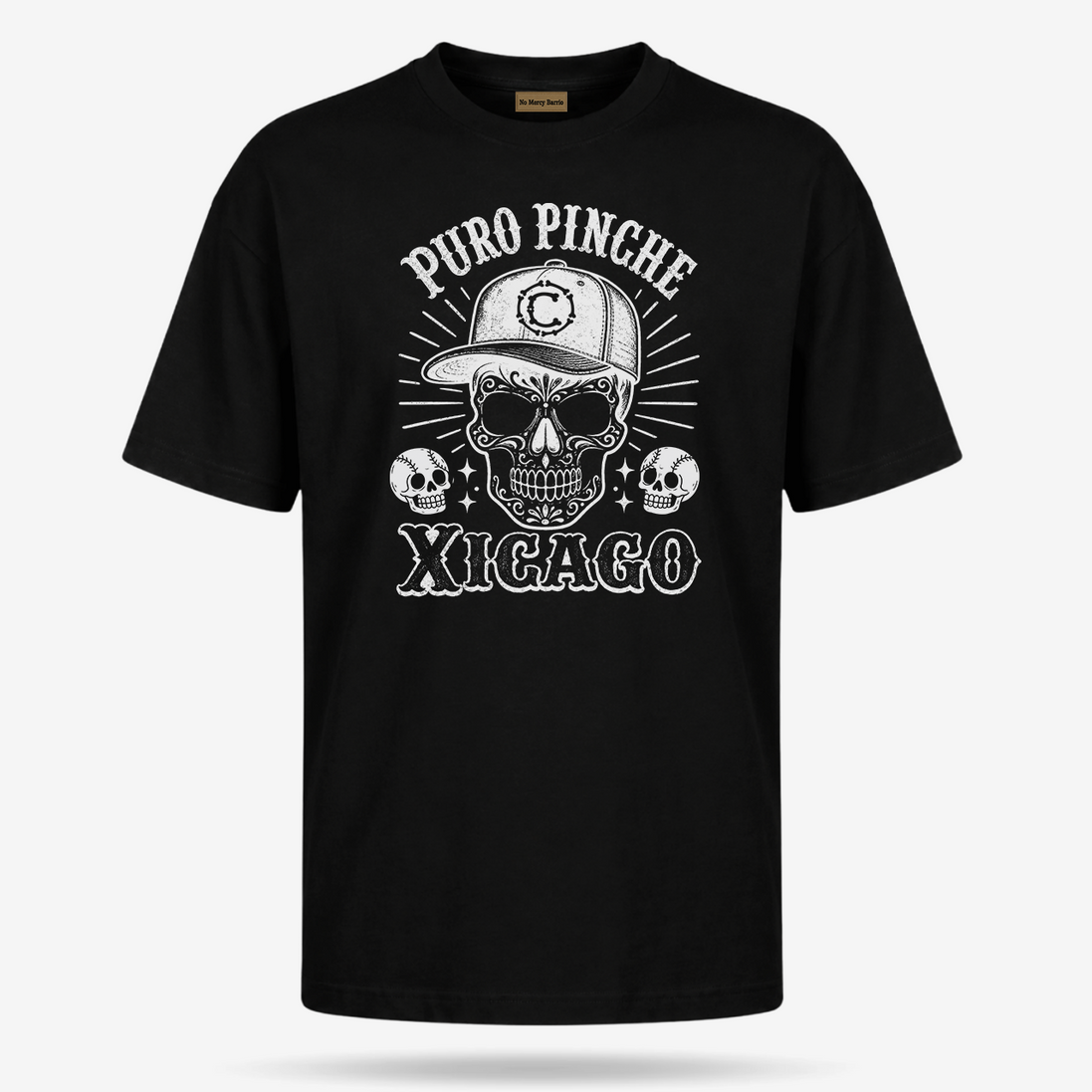 Puro Pinche Xicago Calavera T Shirt