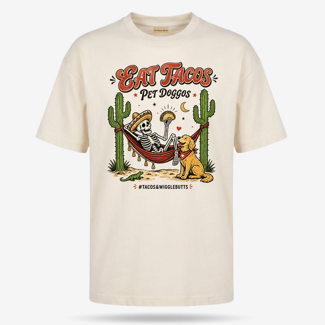 Eat Tacos Pet Doggos El Bandito T Shirt
