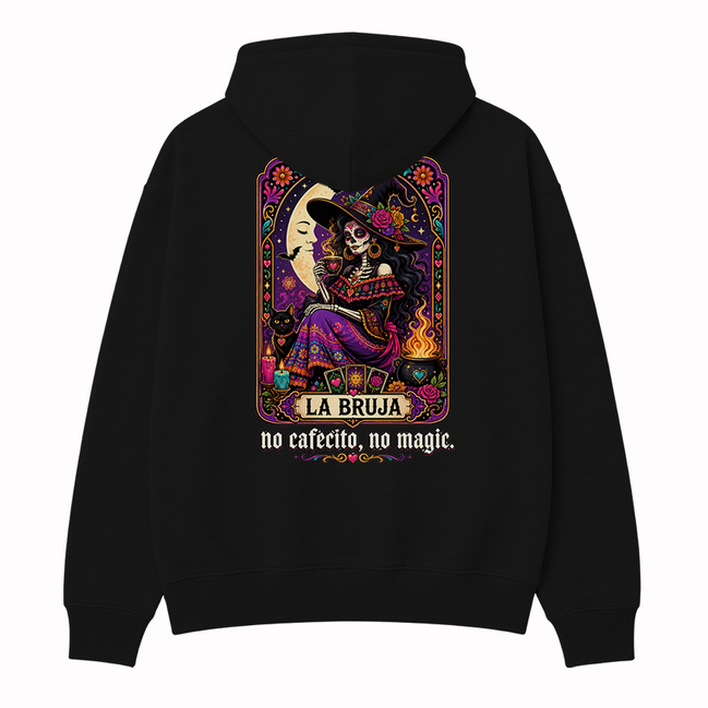 No Cafecito No Magic La Bruja Hoodie