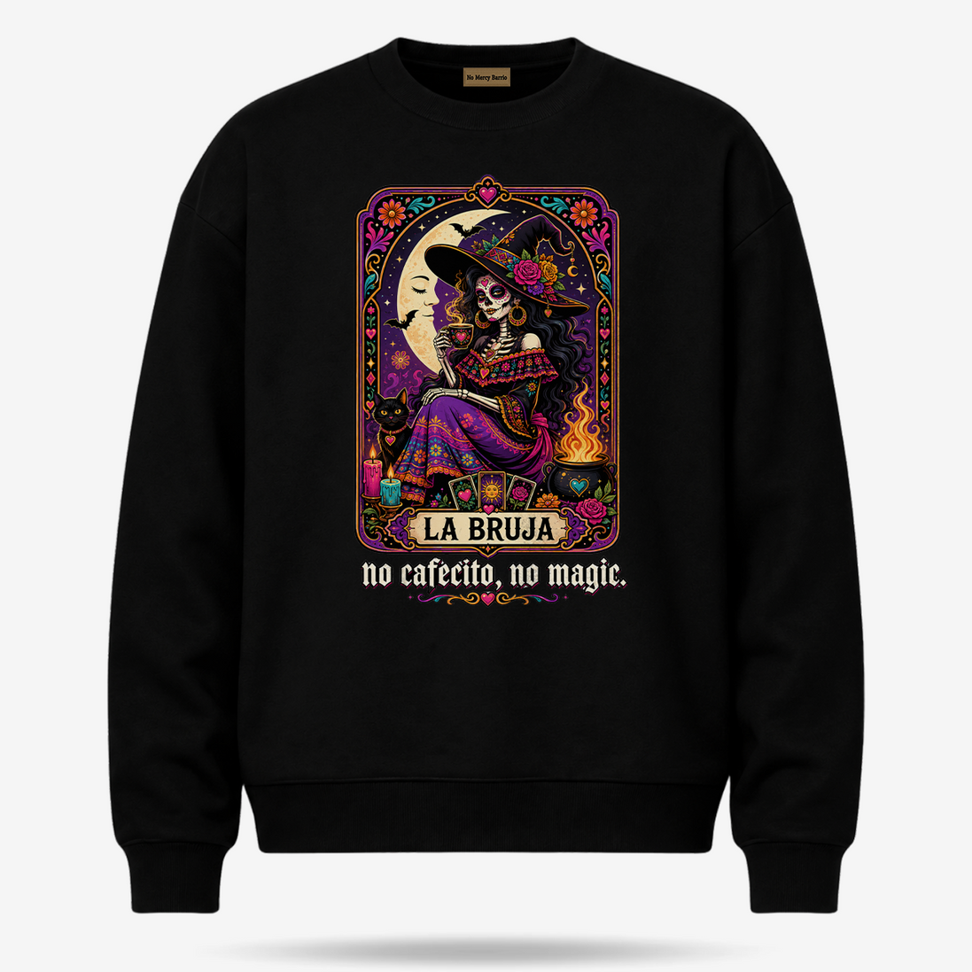 No Cafecito No Magic La Bruja Sweater