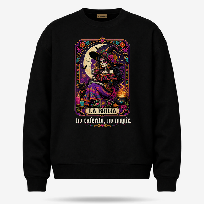 No Cafecito No Magic La Bruja Sweater
