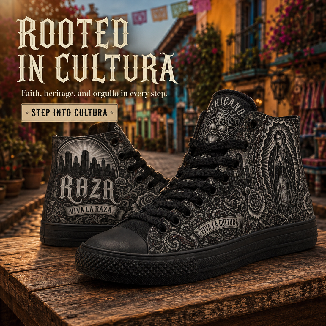 Reina de la Raza High Tops