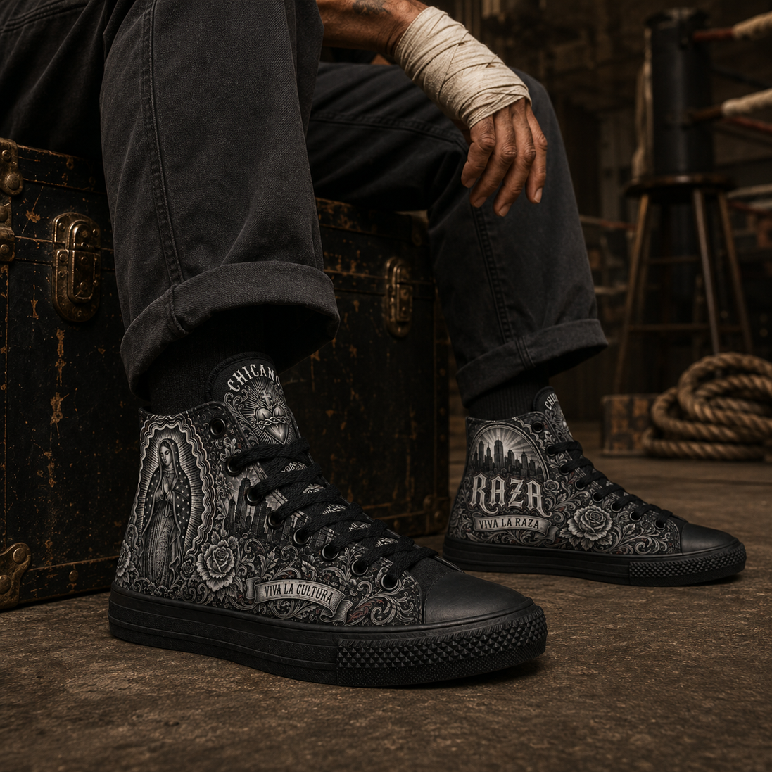 Reina de la Raza High Tops