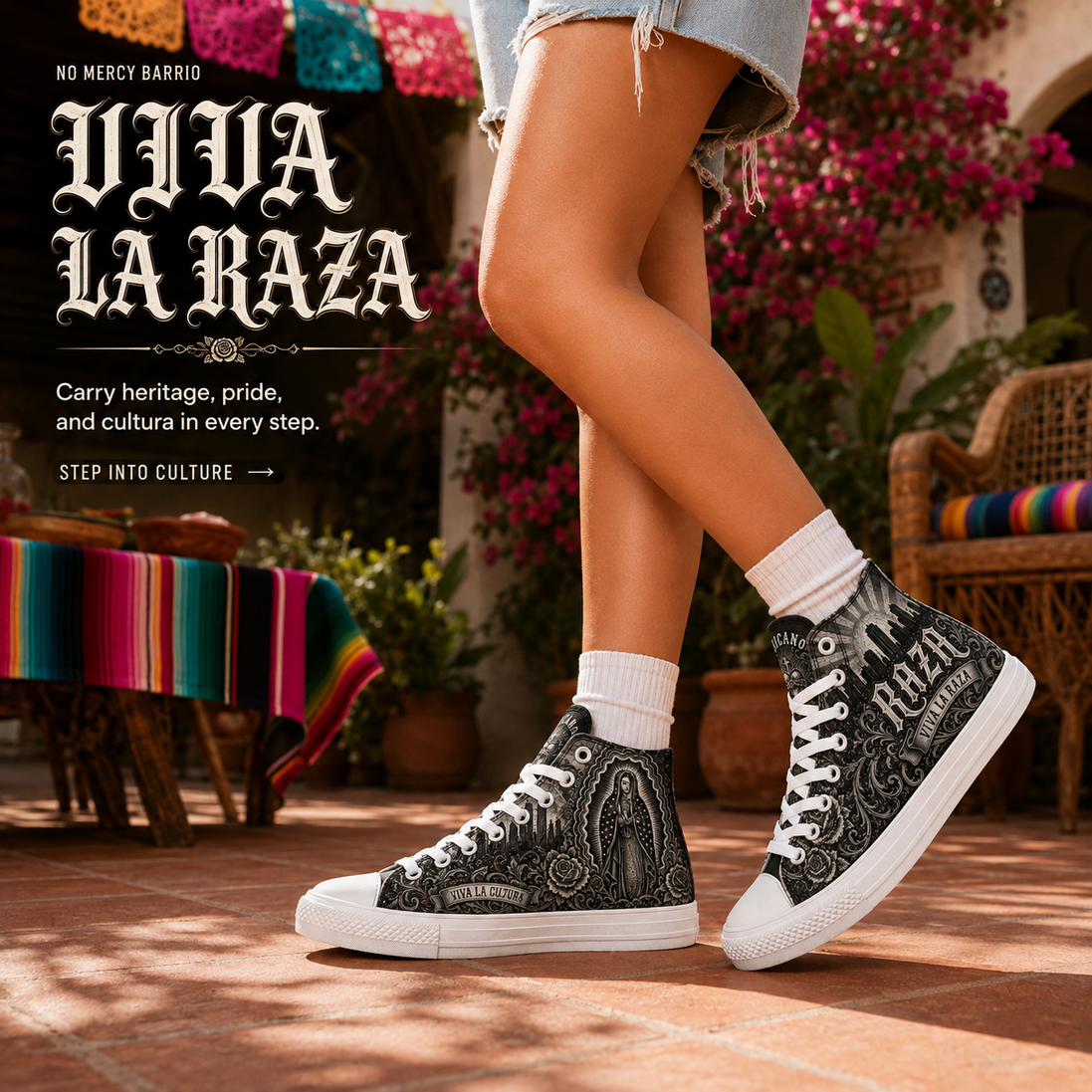 Reina de la Raza High Tops