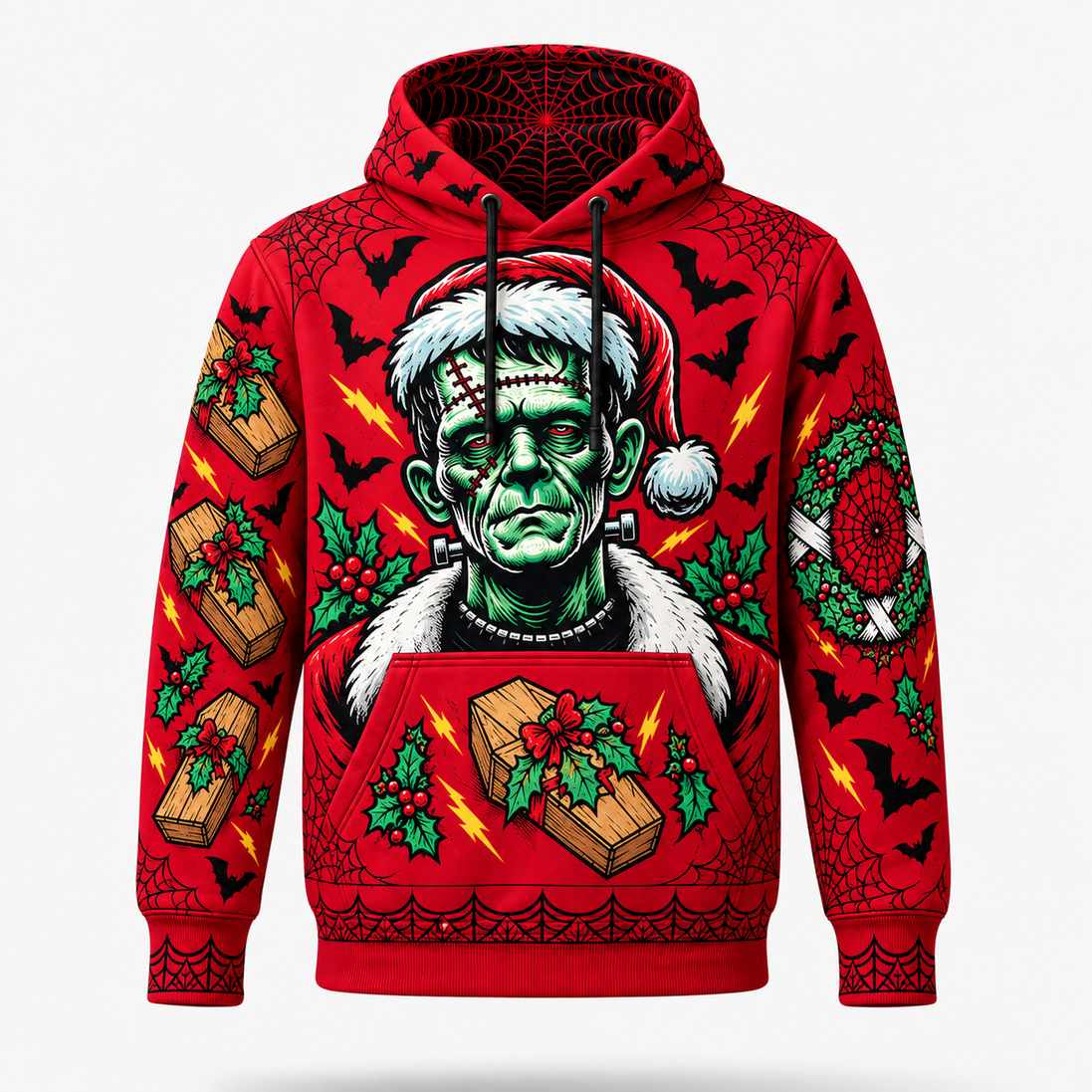 Romance de Ultratumba – Crimson Christmas Hoodie