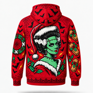 Romance de Ultratumba – Crimson Christmas Hoodie