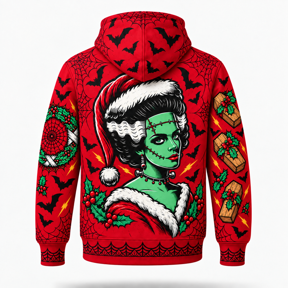 Romance de Ultratumba – Crimson Christmas Hoodie