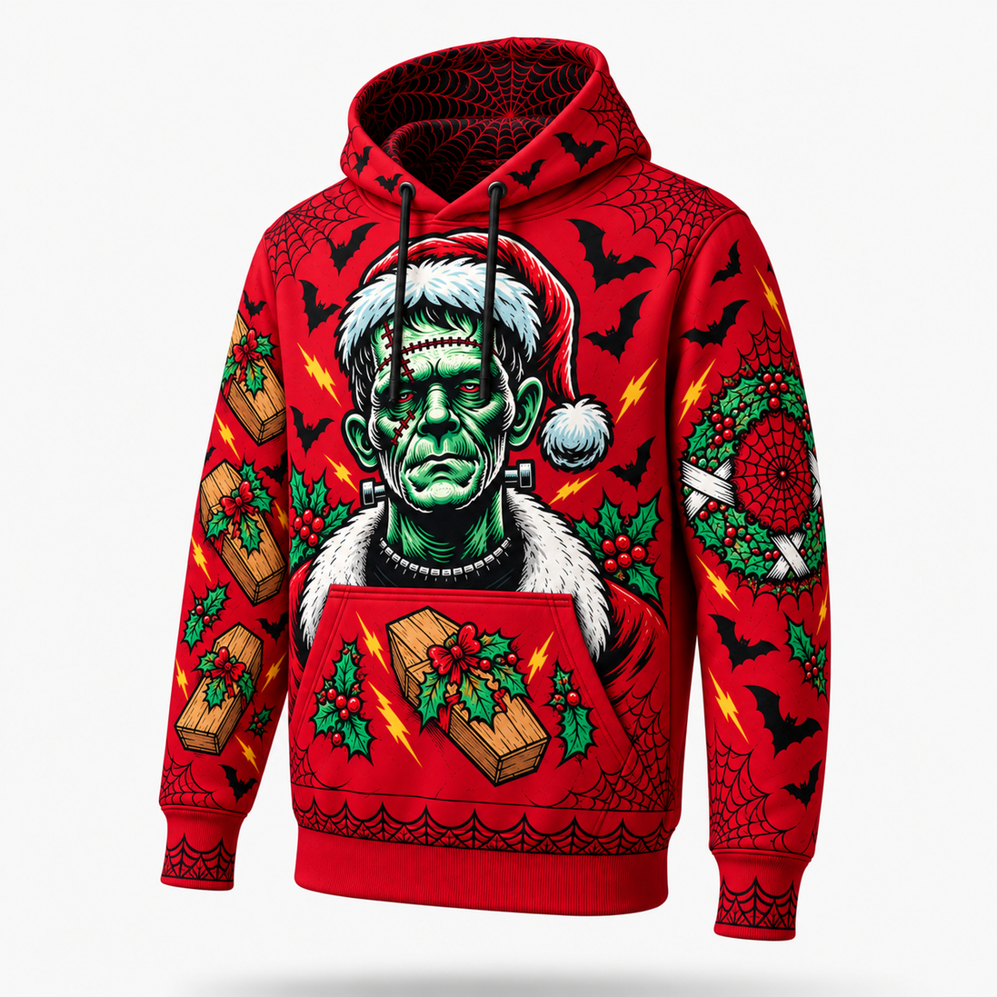 Romance de Ultratumba – Crimson Christmas Hoodie