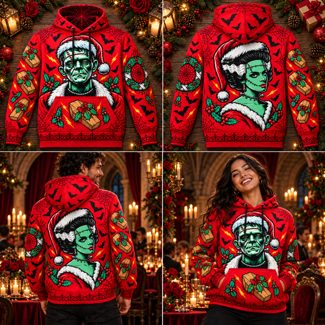 Romance de Ultratumba – Crimson Christmas Hoodie