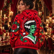 Romance de Ultratumba – Crimson Christmas Hoodie