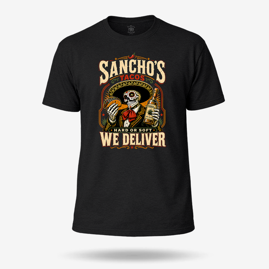 Sancho_s Hard Or Soft We Deliver T Shirt