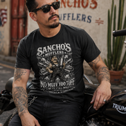 Sancho's Muffler Vintage Greaser T Shirt