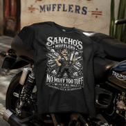 Sancho's Muffler Vintage Greaser T Shirt
