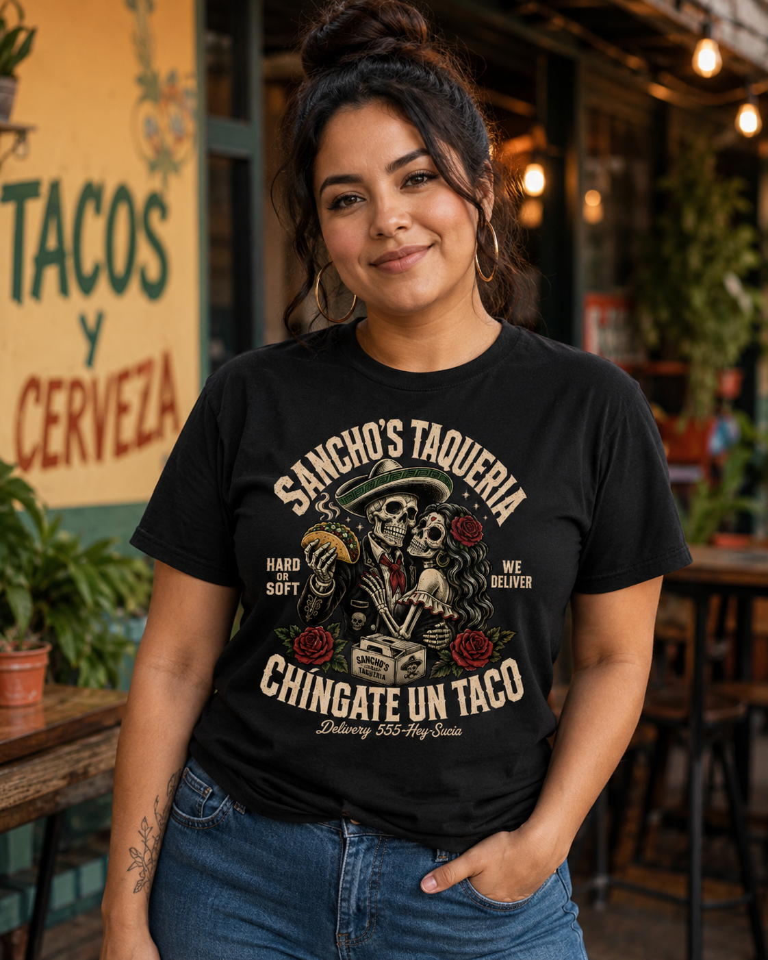 Sancho's Taqueria Old Skool T Shirt