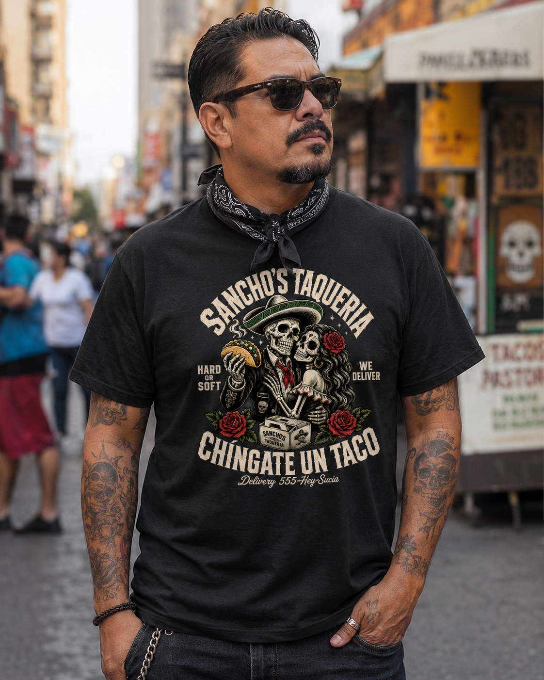 Sancho's Taqueria Old Skool T Shirt