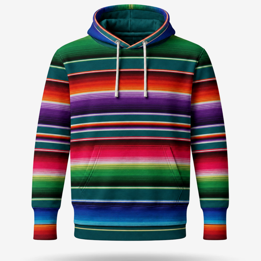 Serape Sol Fiesta Hoodie
