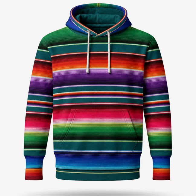 Serape Sol Fiesta Hoodie