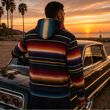 Serape Noche de Oro Hoodie