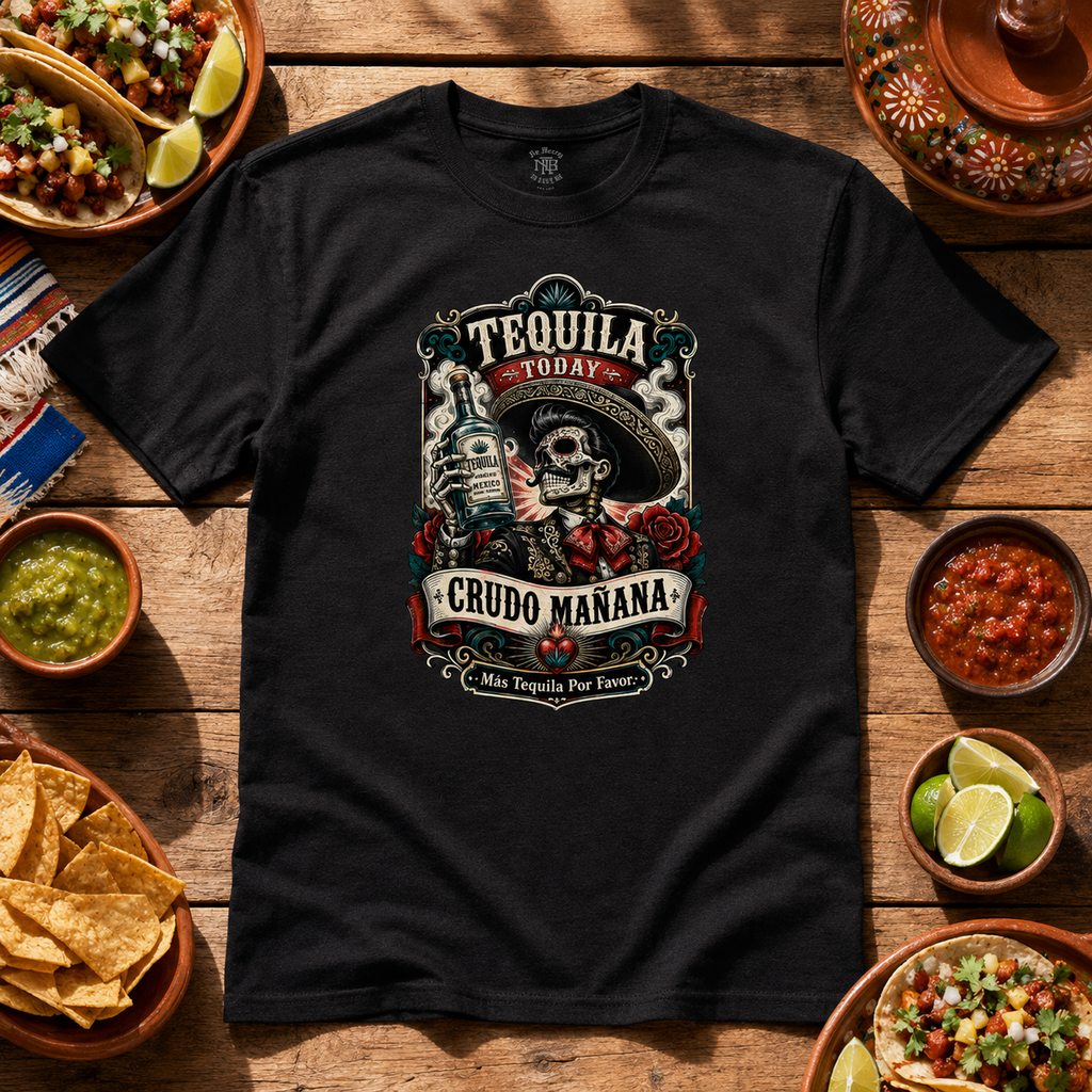 Tequila Today Crudo Mañana T Shirt