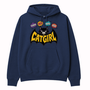 The Cat Girl Bat Action Hoodie