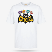 The Cat Girl Bat Action T Shirt