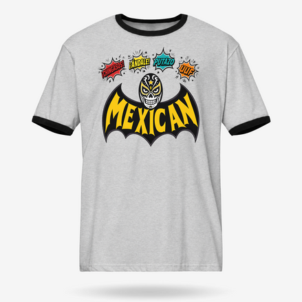 The Mexican Bat Action Tee Ringer Tee
