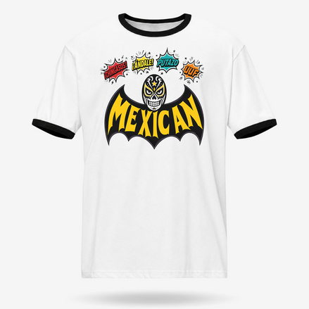 The Mexican Bat Action Tee Ringer Tee