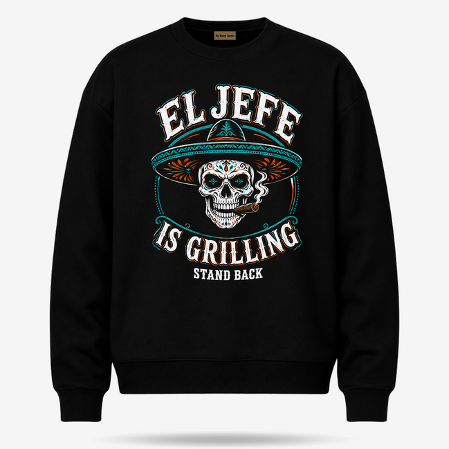 The OG El Jefe Is Grilling Sweater