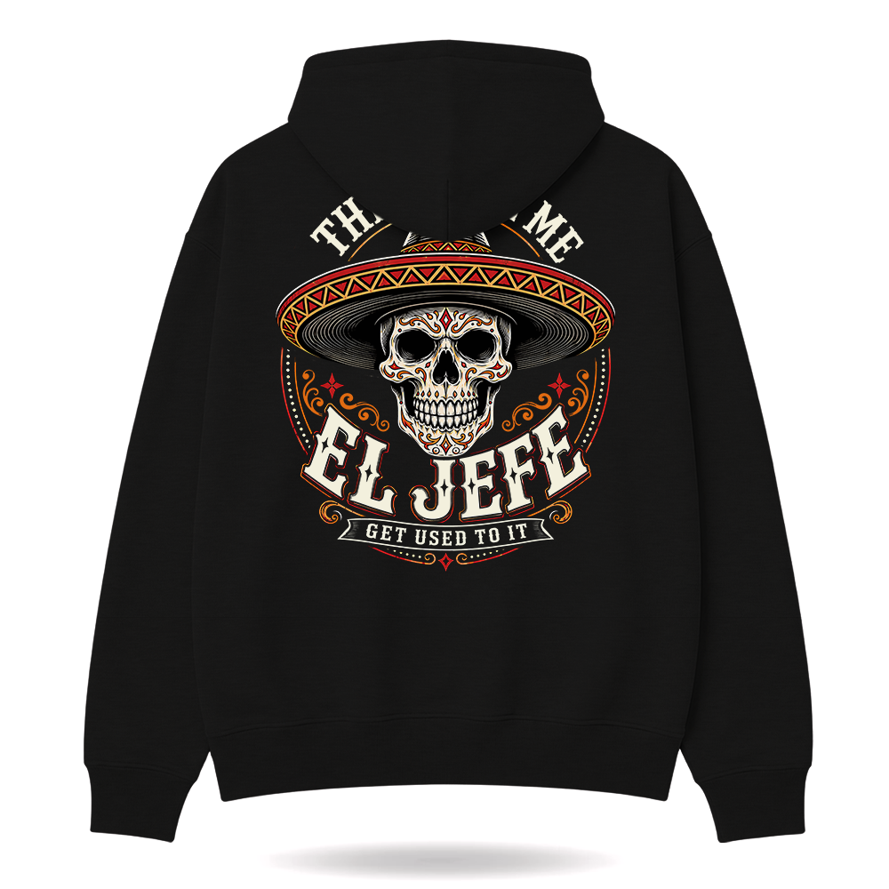 They Call Me El Jefe OG Old School 2 Hoodie