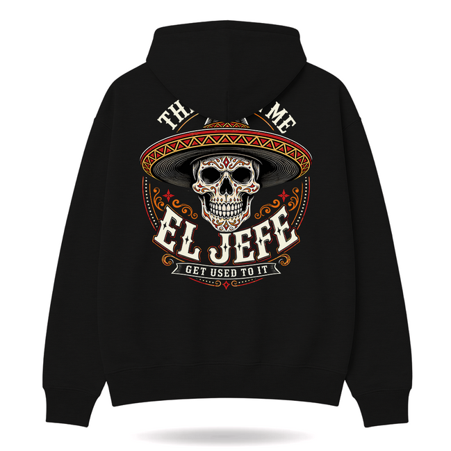 They Call Me El Jefe OG Old School 2 Hoodie