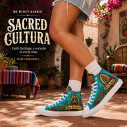 Virgen del Barrio Azul High Tops