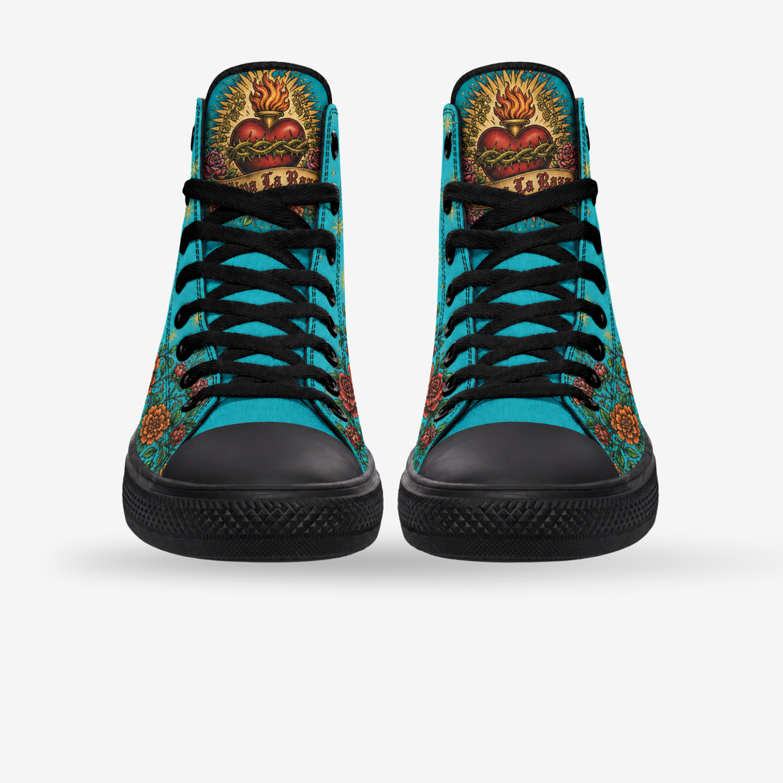 Virgen del Barrio Azul High Tops