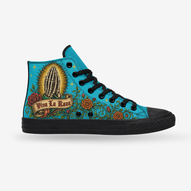 Virgen del Barrio Azul High Tops