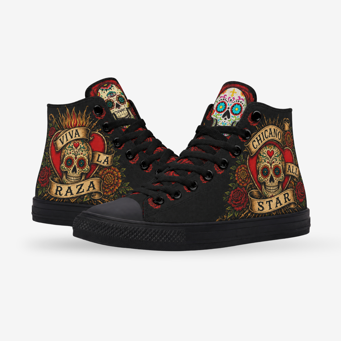 Viva La Raza Ink & Glory High Tops