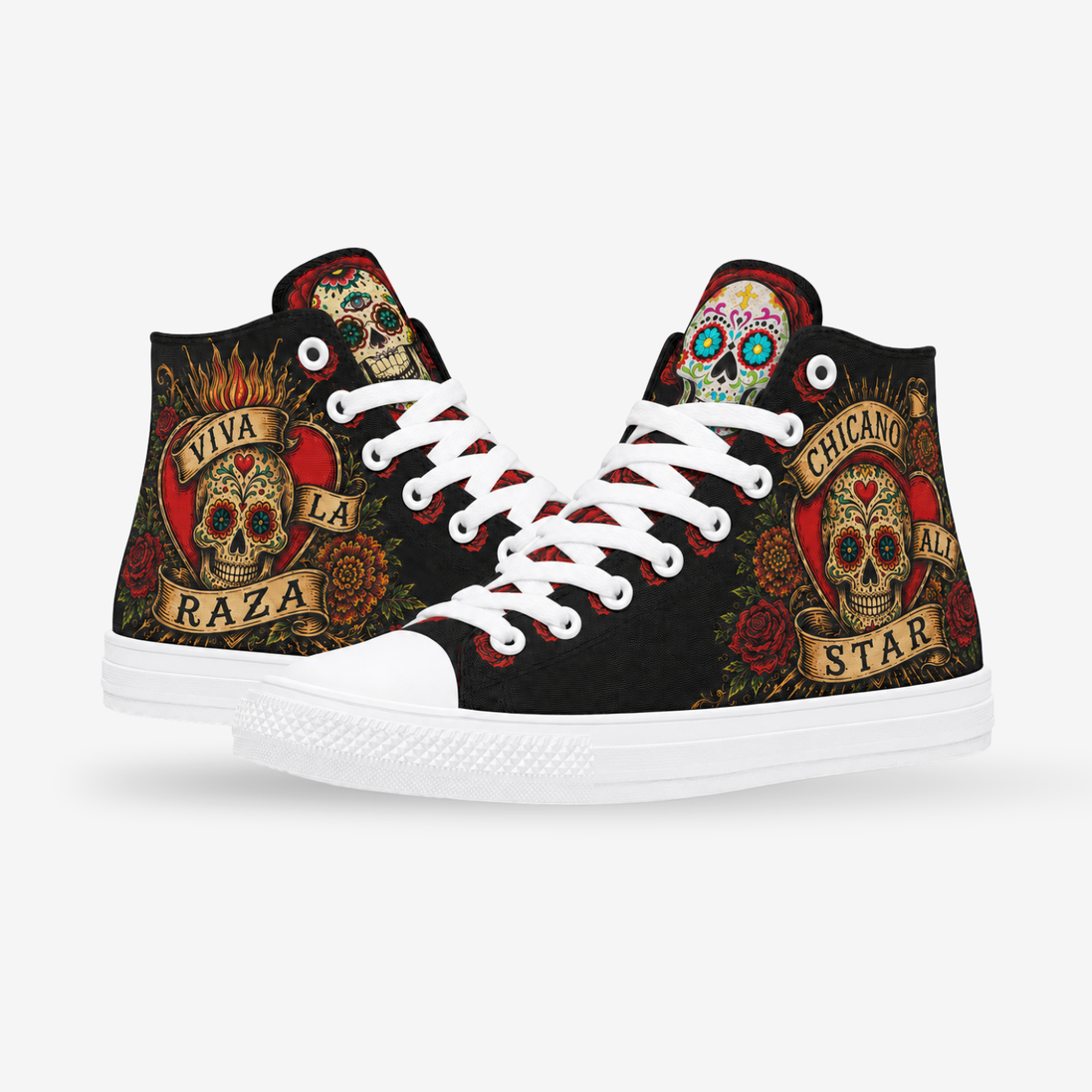 Viva La Raza Ink & Glory High Tops